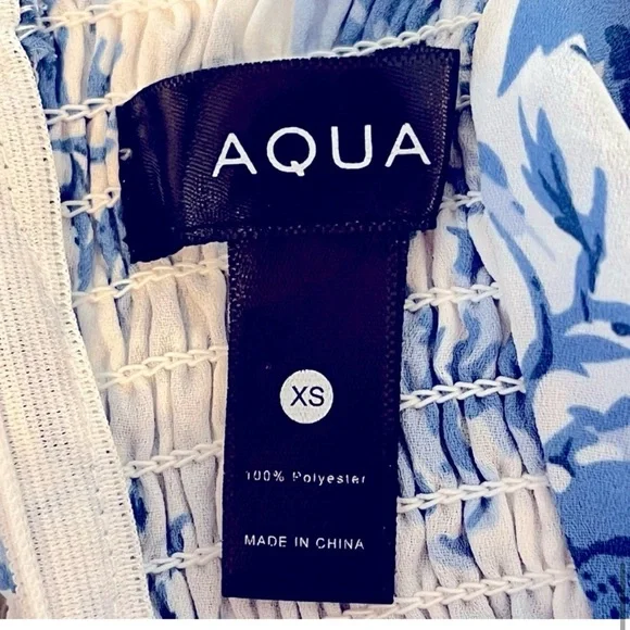 🩵HOST PICK🩵- Aqua- Blue Floral Ruffle Mini Dress. - Picture 6 of 6